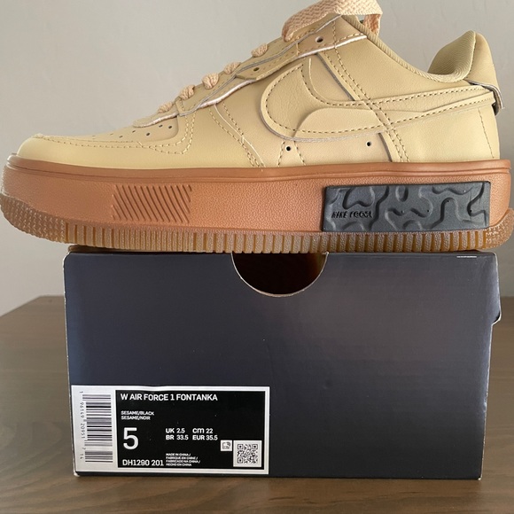 Nike Air Force 1 Fontanka DH1290-201 Women's Sesame Running Sneaker Shoes  7.5 iuu.org.tr